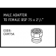 Marley Camlock Male Adaptor to Female BSP 75 x 2½" - CAM75A